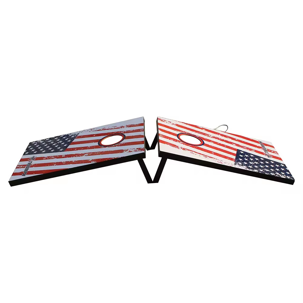 Cornhole Set 3X2 Regulation Size Corn Holes Sets with Carrying Bags 8 Bean Bags Family Outdoor Beach Lawn Backyard Toss Games