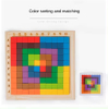  Educational Toy Puzzle A Fun and Educational Wooden Develop Color Recognition and Spatial Thinking with Colorful Cube.