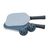 Wooden Pickleball Paddle Set with 2 Pickleballs Colors And Bags Can Be Customized