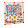 Magnetic Alphabet Maze Board with Whiteboard for Painting and Writing Wooden Matching Letter Game Montessori Toys for Preschool