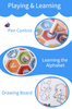 Magnetic Alphabet Maze Board with Whiteboard for Painting and Writing Wooden Matching Letter Game Montessori Toys for Preschool.
