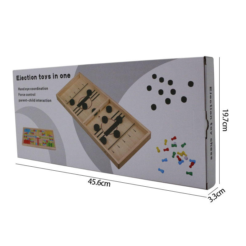 Fast Sling Puck Game, Table Desktop Battle Ice Hockey Game/ Winner Board Chess Games for Adults and kids