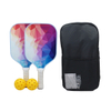  LED Lights USAPA Thermoformed Custom Racket crbn Manufacturer Titanium Accessories t700 Carbon Fiber White Pickleball Paddle