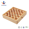  Theme Chess Draughts Backgammon Set Handmade Wooden Chess Box with Chess Pieces and Checkers