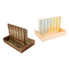 Mini Table Game Set Indoor Outdoor Neutral Wooden Travel CLASSIC BOARD GAME Board Games Coffee Table Decor Montessori Connect 4.