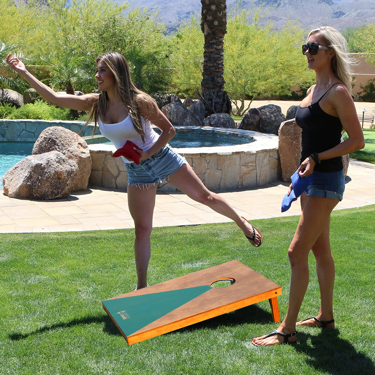 How to Make a Bean Bag Toss Game.