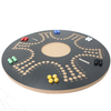  Original Classic Board Marble Game Double Sided Painted 2 to 6 Player Wooden Table Game for Parties Foldable Game Set