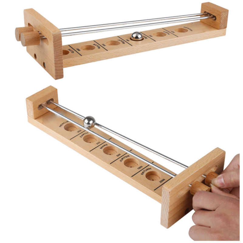 Wooden Balance Table Game Classic Desktop Games Wooden Hockey Ball Table Game