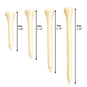  Golf Tee Regular Tee Wood Bamboo Tee Regular Pro Slim Regular 42mm 54mm 70mm 83mm