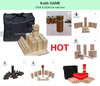 custom color and size Garden classic kubb game games set wooden outdoor kubb game