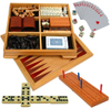  Deluxe 7-in-1 Multifunction Board Games Set - Chess - Backgammon Etc.