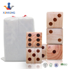 Giant Wooden Yard Dice Set of 6 Yardzee and Yardkle Games Yard Outdoor Lawn Games for Adults and Family