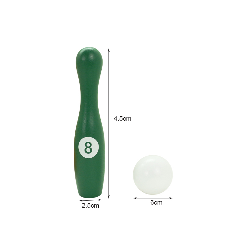 Manufacturer Direct Wooden Bowling Customized Various Specifications of Bowling Set