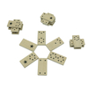 MINI SIZE Travel Set of 28 Dominoes in Wooden Storage Slide Box