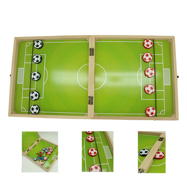 Fast Sling Puck Sling Foosball, Desktop Battle Hockey Foosball Slingshot Game Board