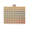 Melamine 106 Rummy Tiles Game Rummy Cube Sets Travel Game Outlasting Color Cards Only