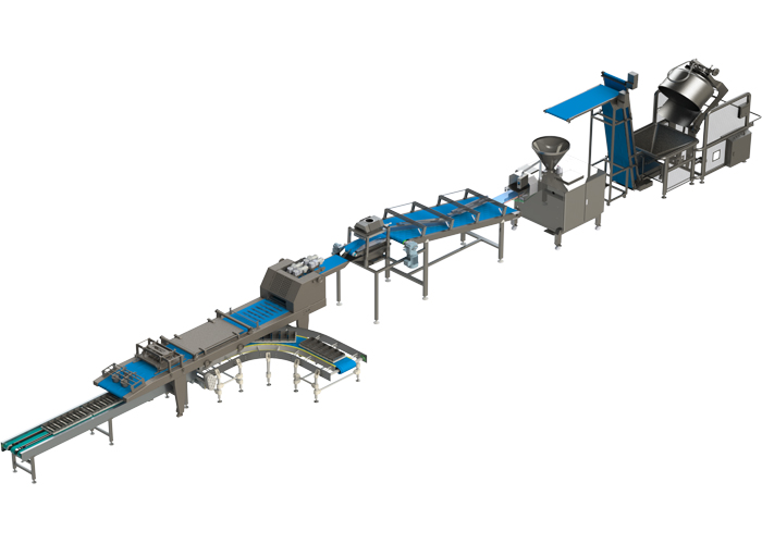  Línea de armadora de pan de molde