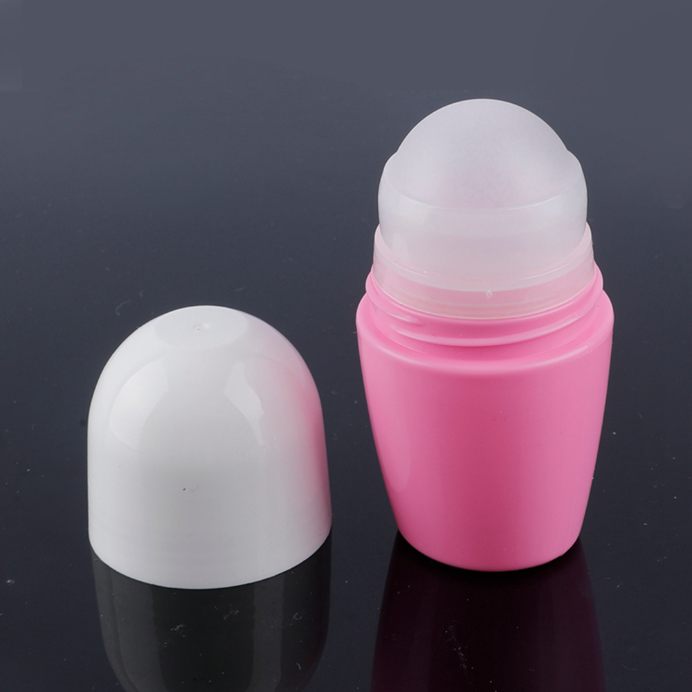 Wholesale Luxury Design Empty Deodorant Roll on Bottle Packaging,50ml Custom Plastic Roll on Bottle,plastic Roll on Bottles