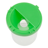 Plastic Cup Brush Washer And Cleaner with Flip Lid Dia.8cm X Height 9cm 