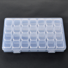 28 Grids Plastic Organizer Box 17.4x10.7x2.7cm