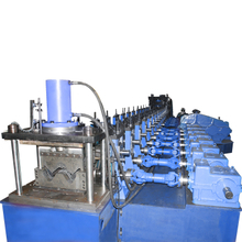 Highway guardrail roll forming machine