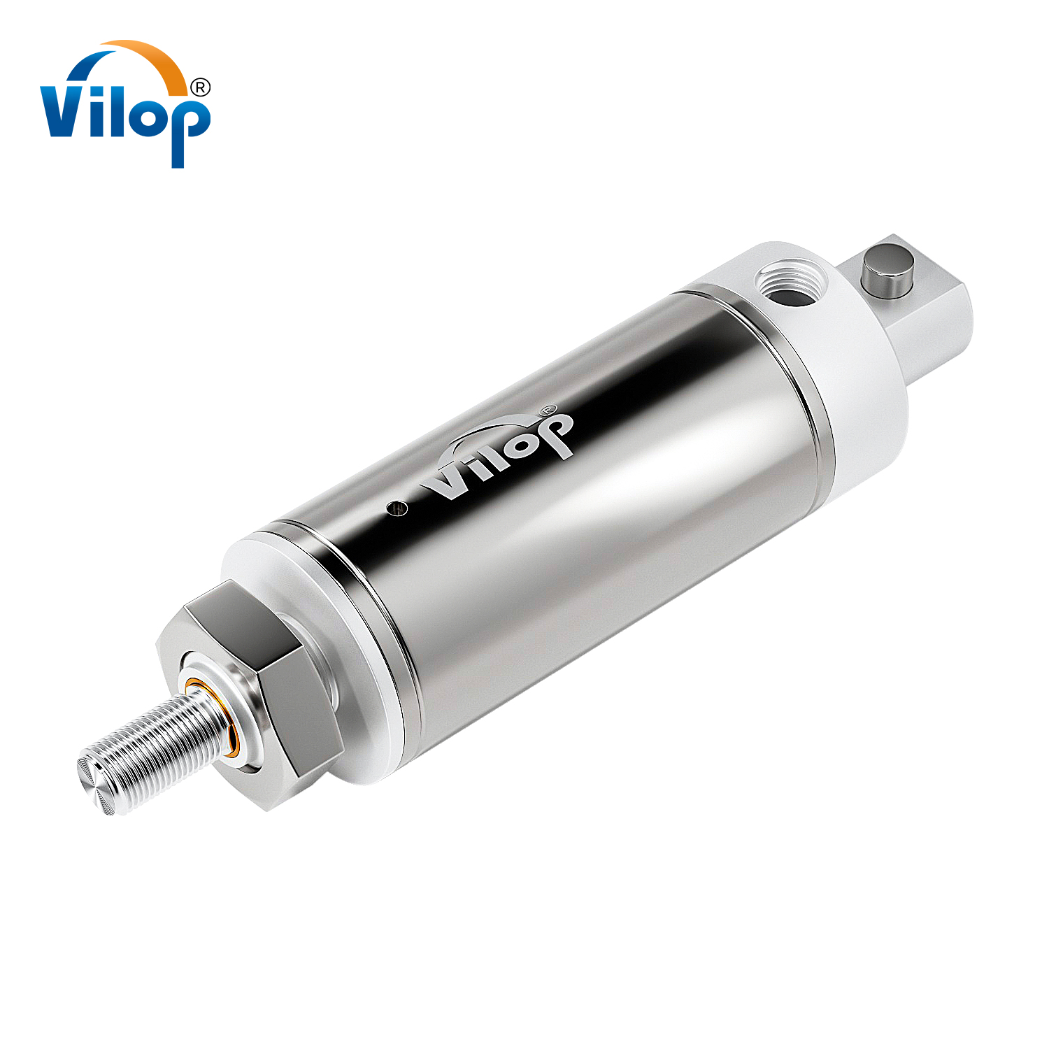 A-Series Pneumatic Cylinders 1-1/2 Inch Bore Double-acting Front Nose Mount DN