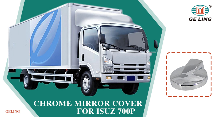 Copertura specchietto cromata per Isuzu 700P Elf