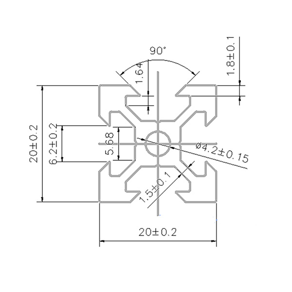 2020 Aluminiumextrusion
