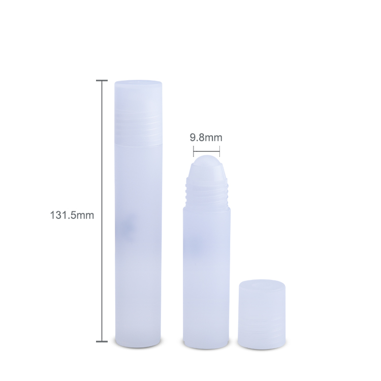 Desodorante antitranspirante portátil biodegradable multifuncional al por mayor de alta calidad con etiqueta personalizada 3ml 5ml 8ml 10 Ml Diámetro de la bola 8mm Roll on Essencial Oil Eye Cream Desodorante Botella de plástico