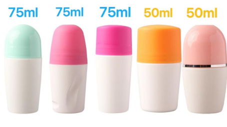 rollo de desodorante en botella