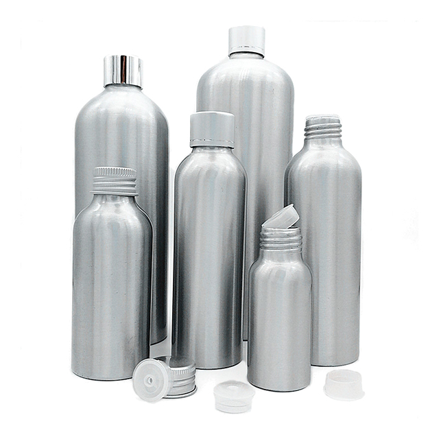 Botella de aluminio de refuerzo de combustible de coche de cuero 