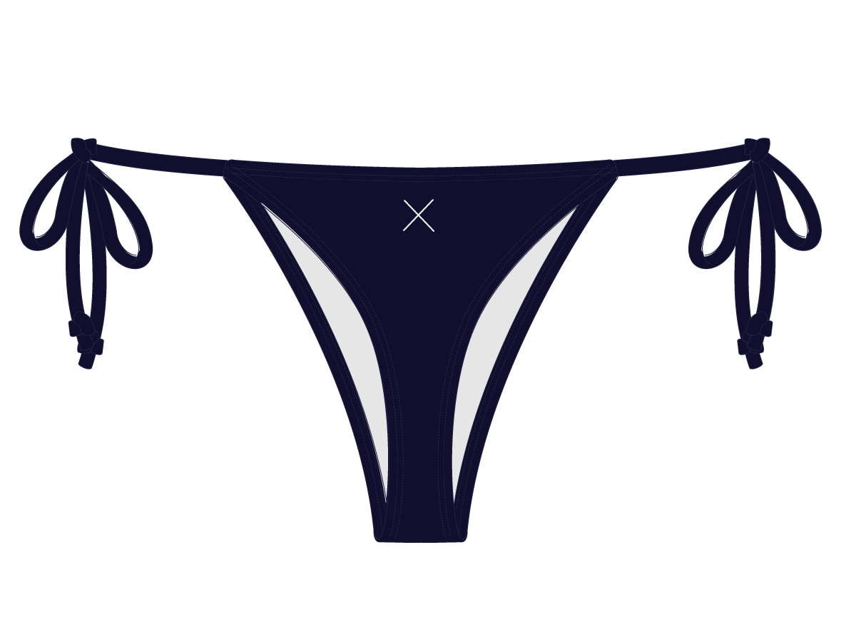 Logotip X al vestit de bany 2