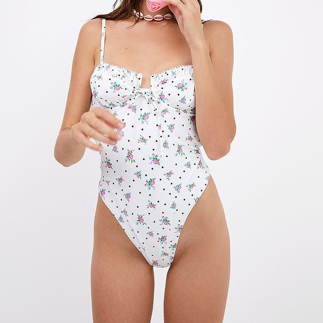 Baju Renang Satu Potong Air Mawar