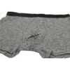 M&oslash;rkegr&aring; kort boxershorts til menn