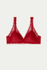 Женский бюстгальтер с кружевным треугольным дизайном