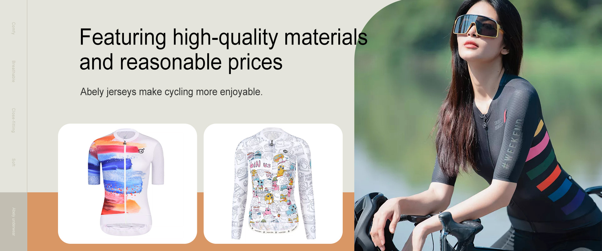 Forskellige farver p&aring; cykeltr&oslash;je repr&aelig;senterer forskellige betydninger.