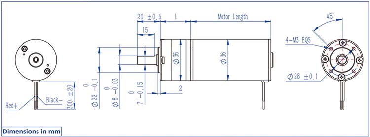 36ЗИТ Брушени Дц планетарни мотор са редуктором