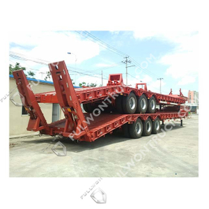 Fullwon 3 Axles Low Bed Semi Trailer
