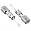 Bare Fiber Optic Adapter for Metal Square Round SC FC ST LC Type