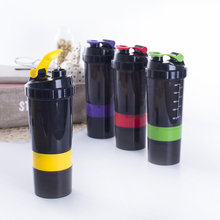  500ml Plastic Sport Protein Shaker Water Bottle Blender bottle shaker