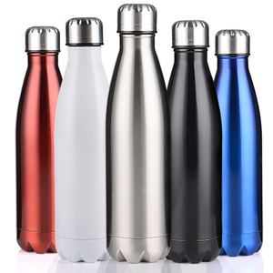 Double-Wall Insulated Vacuum Flask Stainless Steel Water Bottles Cola Water Beer Thermos for Sport Bottle