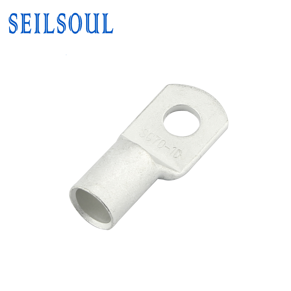 Copper Tube Terminals SC Cable Lug Automotive Terminals Non-Insulated Cable Connectors Terminal - L-SC