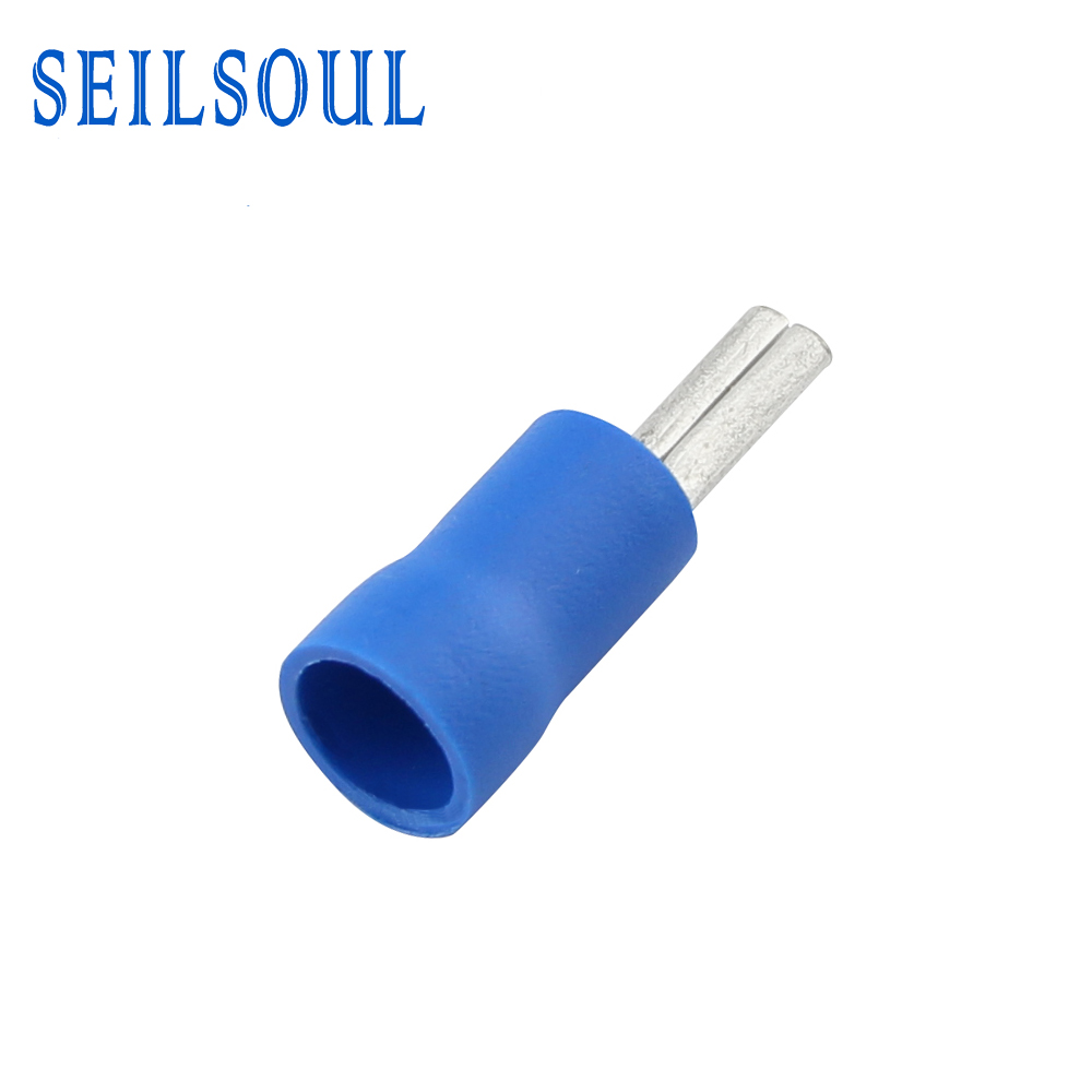 High Quality Pre Insulated Copper Cable Pin Shaped Tube Wire Terminal Connectors - PTV