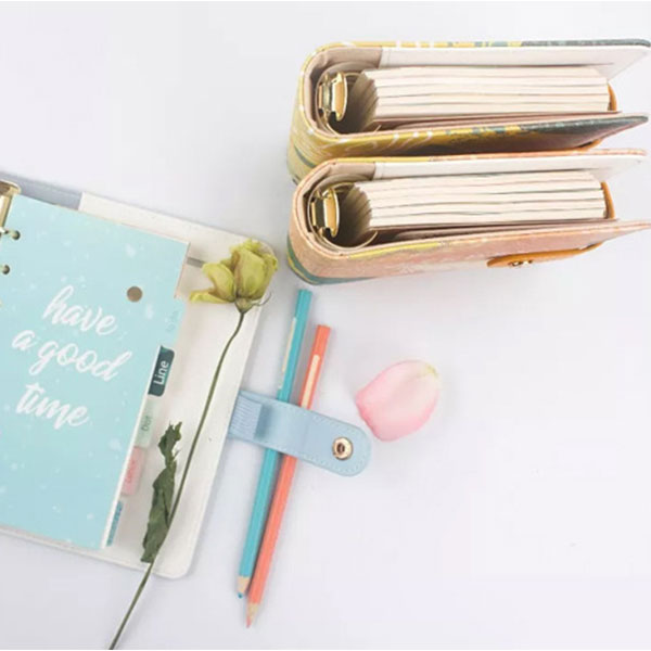 Magnetic notebook with zipper notebook