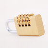 13003 4 Digit Resettable Brass Combination Padlock