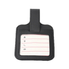 Black PU Luggage Tag 