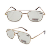 High quality photochromic metal reading glasses sunglasses 