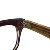 Imitation bamboo leg bifocal readers glasses