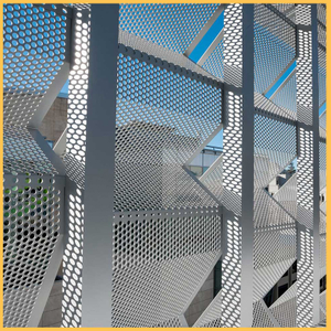 Perforated Aluminum Security Screen