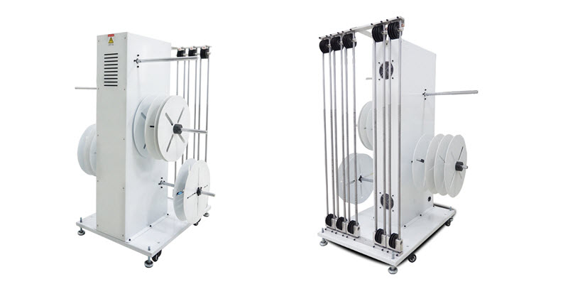 Five Station Wire Spool Prefeeding Machine